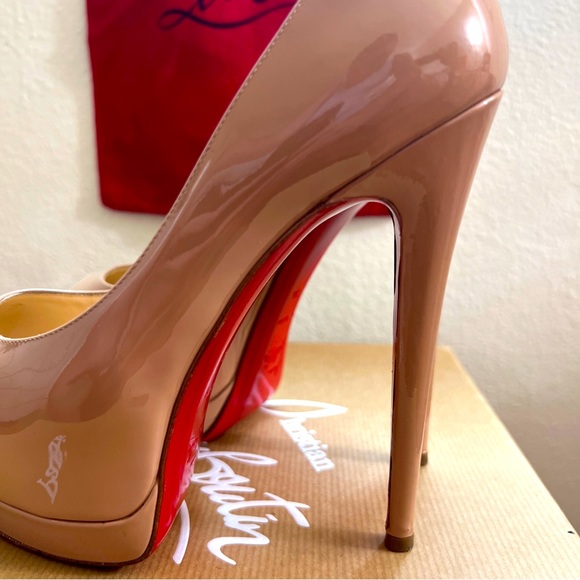 Christian Louboutin Palais Royal 140 Patent 100% Authentic Limited Edition Size6 - Picture 7 of 16